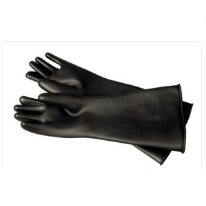 jet black gloves
