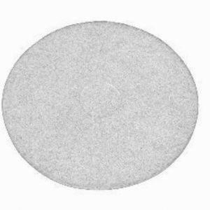 white floor polishing pad