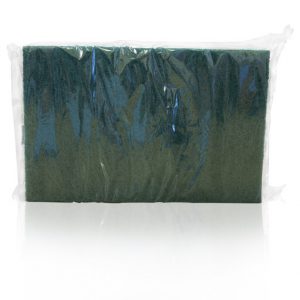 pack of green catering scourers