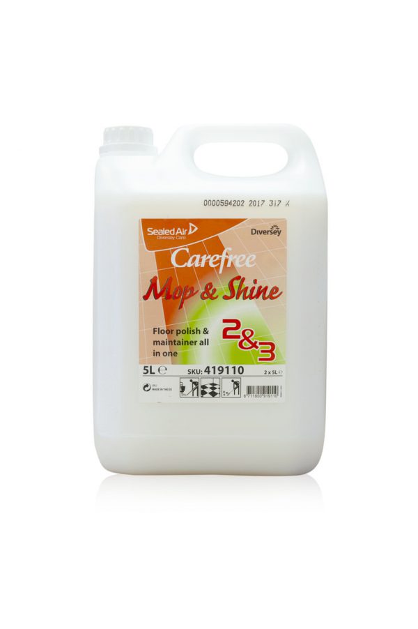 johnsons diversey carefree mop and shine gloss finish 5l
