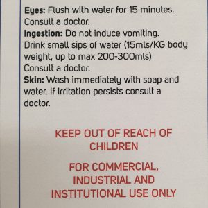1st 4 Misty Blue - Toilet Cleaner and Descaler 1L first aid instructions