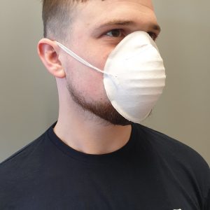Man wearing Nuisance Face Mask
