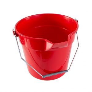 Red Bucket with Spout 10L